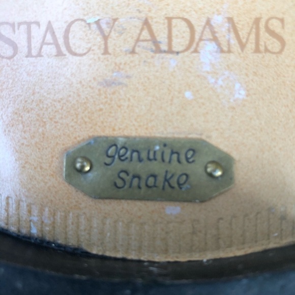 Stacy Adams snake skin loafers women’s size 7.5 - Picture 10 of 10